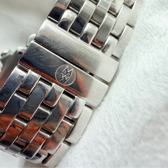 Michele Diamond DECO XL Chronograph Watch - Picture 12 of 16